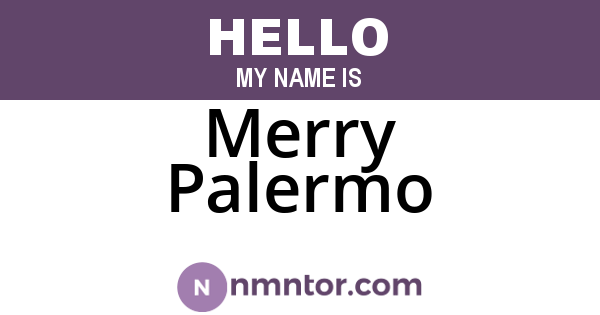 Merry Palermo