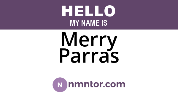 Merry Parras