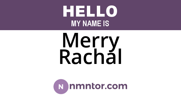 Merry Rachal