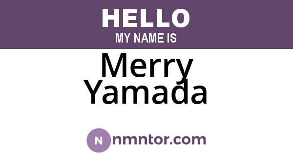 Merry Yamada