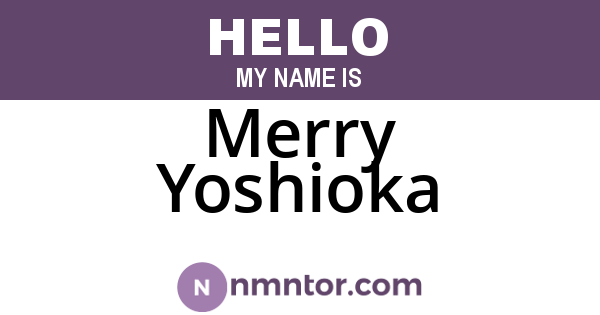 Merry Yoshioka