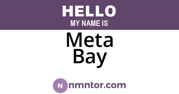 Meta Bay
