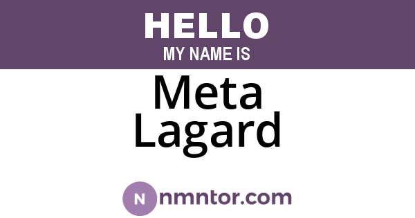 Meta Lagard