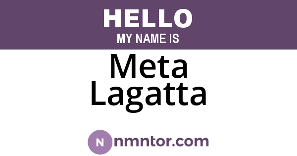 Meta Lagatta