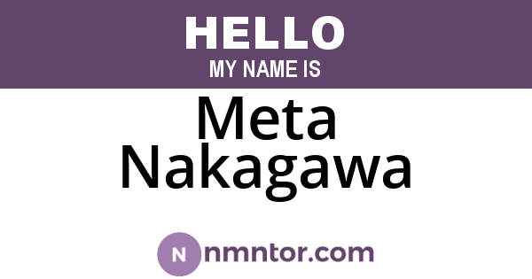 Meta Nakagawa