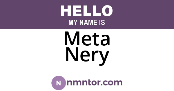 Meta Nery