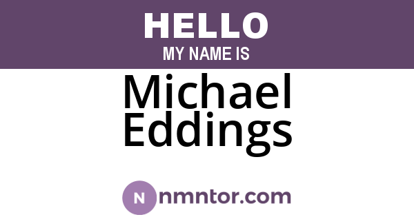 Michael Eddings