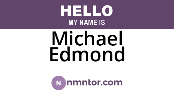 Michael Edmond