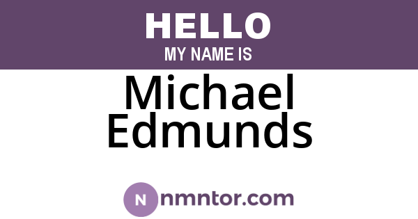 Michael Edmunds