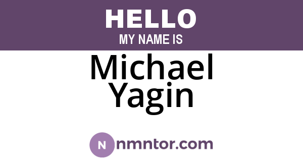 Michael Yagin