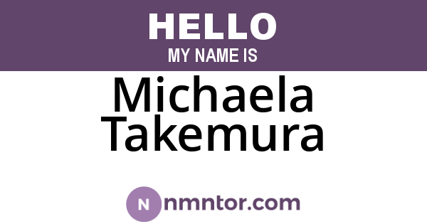 Michaela Takemura