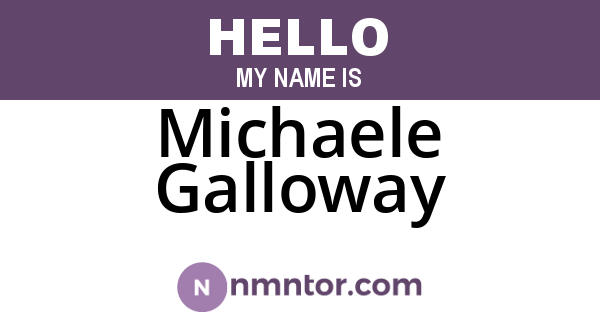Michaele Galloway