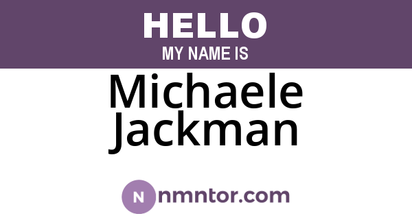 Michaele Jackman