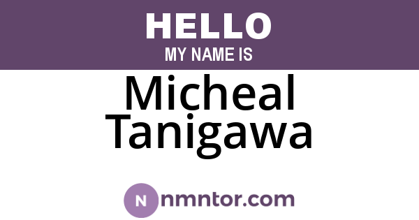Micheal Tanigawa