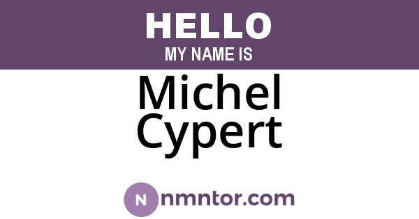 Michel Cypert