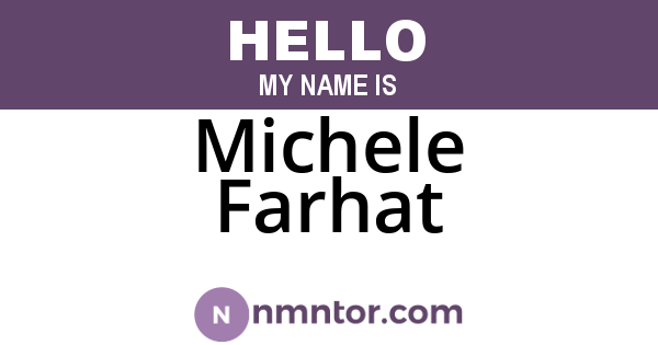 Michele Farhat