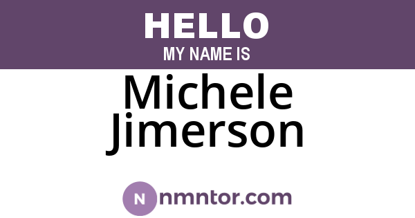Michele Jimerson
