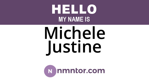 Michele Justine