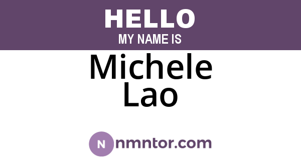 Michele Lao