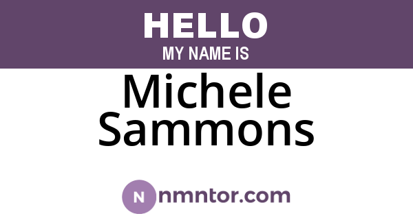 Michele Sammons