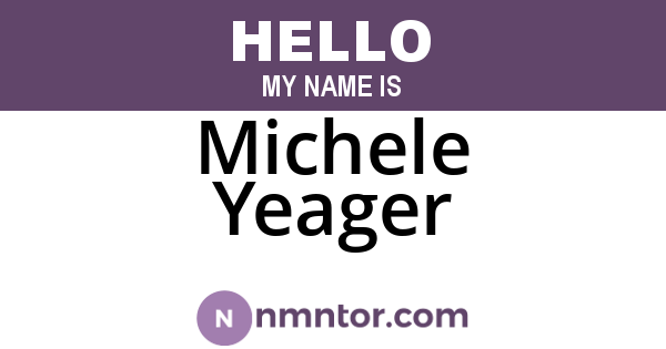 Michele Yeager
