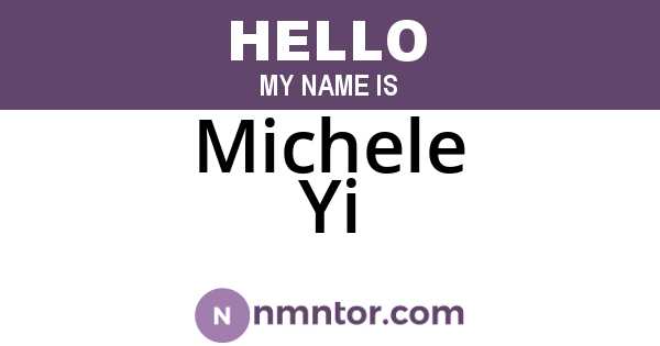Michele Yi