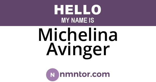 Michelina Avinger