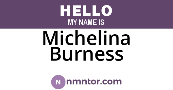 Michelina Burness