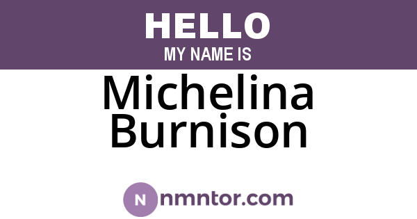 Michelina Burnison