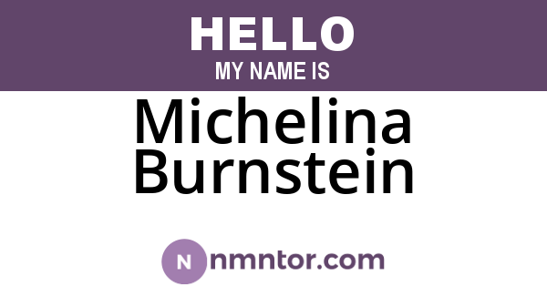 Michelina Burnstein
