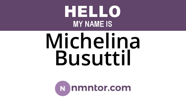 Michelina Busuttil