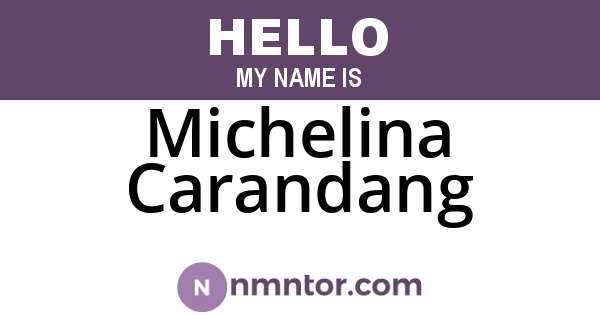 Michelina Carandang