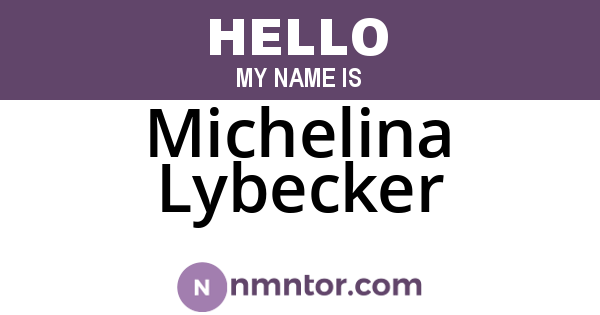Michelina Lybecker