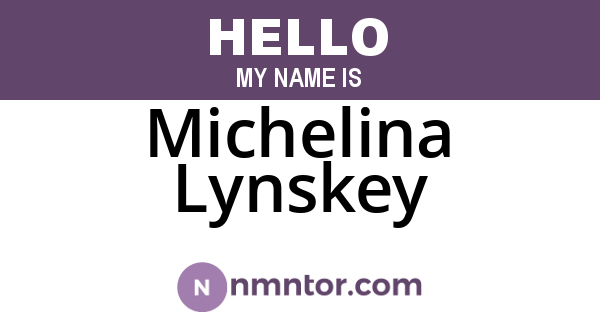 Michelina Lynskey