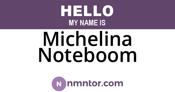Michelina Noteboom