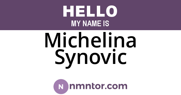 Michelina Synovic