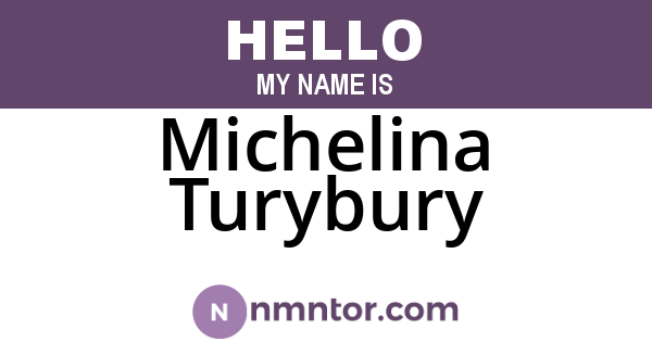 Michelina Turybury