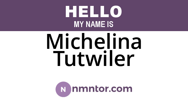 Michelina Tutwiler