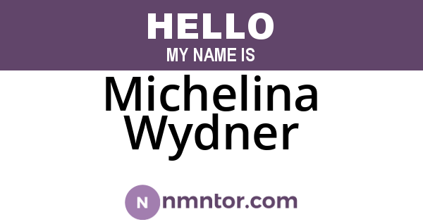 Michelina Wydner