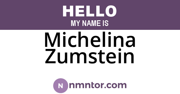 Michelina Zumstein