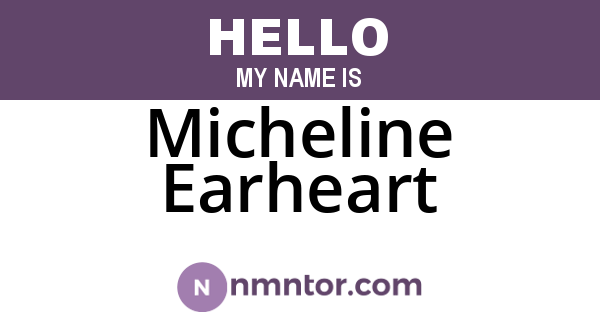 Micheline Earheart