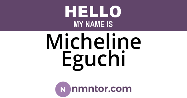 Micheline Eguchi