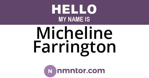 Micheline Farrington
