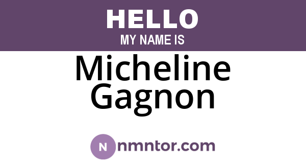 Micheline Gagnon