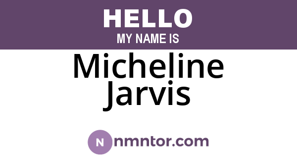 Micheline Jarvis