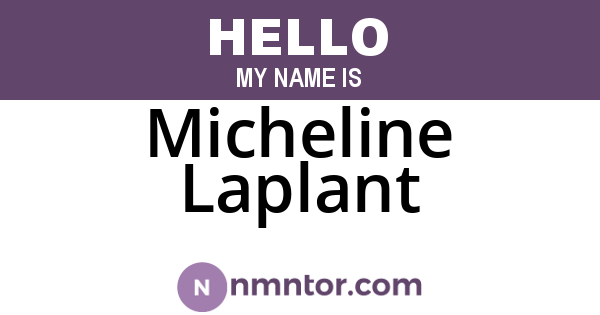 Micheline Laplant
