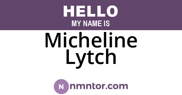 Micheline Lytch