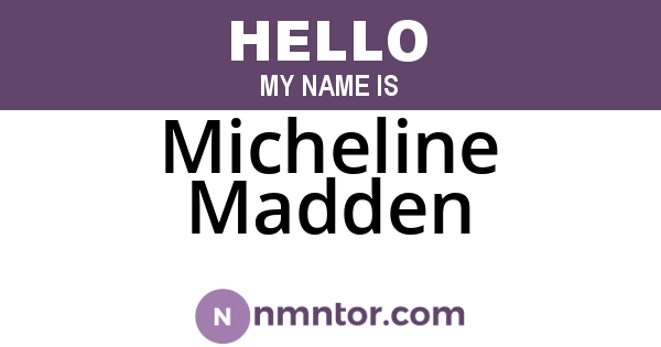 Micheline Madden