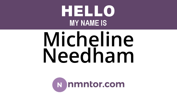 Micheline Needham