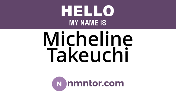 Micheline Takeuchi